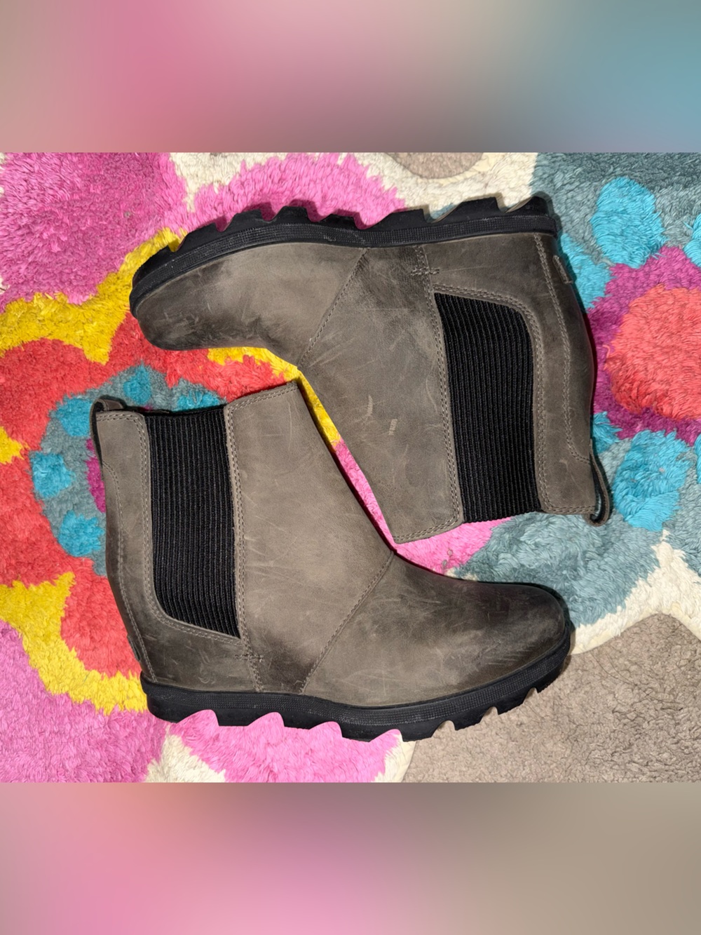 Sorel Joan of Arctic II Wedge Boots – Quarry